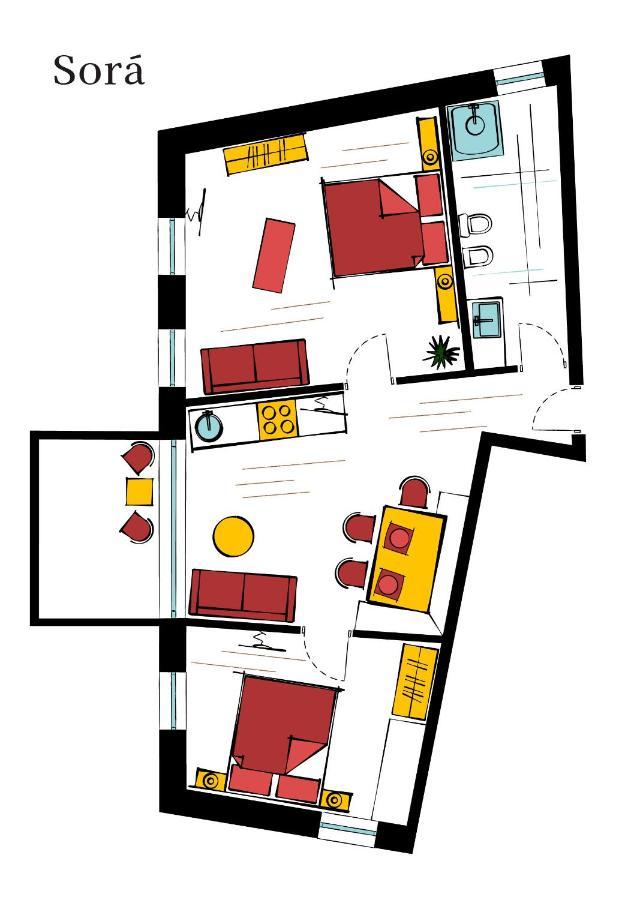 Ciasa Somuer - Sora Apartment ซาน วิจลิโอ ดิ มาเรบเบ ภายนอก รูปภาพ